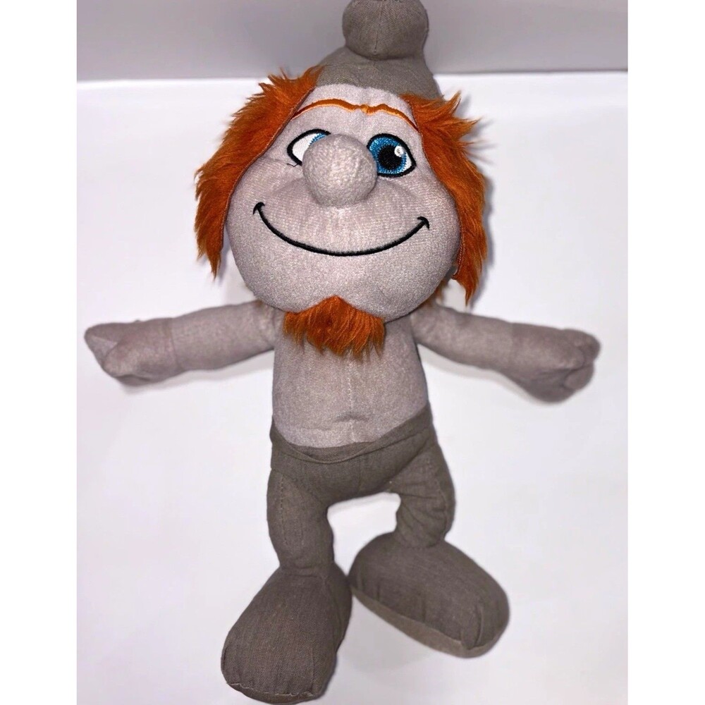 Kellytoy The Smurfs 2 Smurf Plush, Gray/Orange Polyester Stuffed Toy 2013